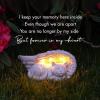 image:imageiHeartCats Forever My Guardian Angel Cat Memorial Garden Solar Light Gift