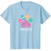 image:imageCute Dog Paw Easter Design with Colorful Eggs for Dog Lover TShirtBaby Blue