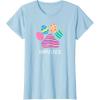 image:imageCute Dog Paw Easter Design with Colorful Eggs for Dog Lover TShirtBaby Blue