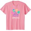 image:imageCute Dog Paw Easter Design with Colorful Eggs for Dog Lover TShirtPink