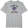 image:imageEvery Dog Matters Paw USA TShirtHeather Grey