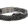 image:imageHero Company American Eagle Dont Tread On Me Mens Bracelet  Stainless Steel Bracelet for Men  Helps Pair Veterans with a Service Dog or Shelter Dog