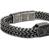 image:imageHero Company American Eagle Dont Tread On Me Mens Bracelet  Stainless Steel Bracelet for Men  Helps Pair Veterans with a Service Dog or Shelter Dog