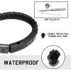 image:imageHero Company Leather Bracelet for Men  Loyal Friend Morse Code Dog Memorial Urn Bracelet  Helps Pair Veterans with a Service or Shelter Dog