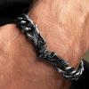image:imageHero Company Masters Of The Air Cuban Link Bracelet Helps Pair Veterans With A Service Dog or Shelter Dog