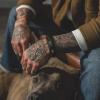 image:imageHero Company Never Forgotten Paracord Bracelet  Tactical Survival Bracelet for Men with Bronze USA Flag  Helps Pair Military Veterans with a Companion DogBlack