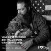 image:imageHero Company Never Forgotten Paracord Bracelet  Tactical Survival Bracelet for Men with Bronze USA Flag  Helps Pair Military Veterans with a Companion DogBlack