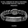 image:imageHero Company Saint Michael Protect Us Cuban Link Bracelet Helps Pair Veterans With A Service Dog Or Shelter Dog