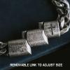 image:imageHero Company Saint Michael Protect Us Cuban Link Bracelet Helps Pair Veterans With A Service Dog Or Shelter Dog