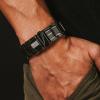 image:imageHero Company Titanium Magnetic Bracelet  Abrams Thunderbolt Tank Magnetic Therapy Bracelet with Link Removal Tool