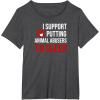 image:imageI Support Putting Animal Abusers to Sleep TShirtDark Heather Grey