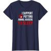 image:imageI Support Putting Animal Abusers to Sleep TShirtNavy Blue