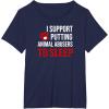 image:imageI Support Putting Animal Abusers to Sleep TShirtNavy Blue