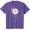 image:imagePaw Full of Daisies Paw Dog Lover TShirtPurple Heather