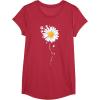 image:imagePaw Full of Daisies Paw Dog Lover TShirtRed Heather