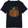 image:imagePumpkin Made of Paw Prints Fall Dog Lover Halloween Design TShirt for Men Women KidsBlack