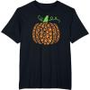image:imagePumpkin Made of Paw Prints Fall Dog Lover Halloween Design TShirt for Men Women KidsBlack