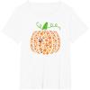 image:imagePumpkin Made of Paw Prints Fall Dog Lover Halloween Design TShirt for Men Women KidsWhite