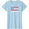 image:imageUSA Paw Print Design for Dog amp Cat Lovers TShirtBaby Blue