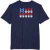 image:imageUSA Paw Print Design for Dog amp Cat Lovers TShirtNavy Blue