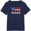 image:imageUSA Paw Print Design for Dog amp Cat Lovers TShirtNavy Blue