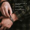 image:imageiHeartDogs Hero Company Link Bracelet for Men  Knights Creed Believe Credo Chain Bracelet