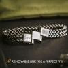 image:imageiHeartDogs Hero Company Link Bracelet for Men  Knights Creed Believe Credo Chain Bracelet