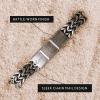 image:imageiHeartDogs Hero Company Link Bracelet for Men  Knights Creed Believe Credo Chain Bracelet