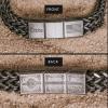image:imageiHeartDogs Hero Company Link Bracelet for Men  Knights Creed Believe Credo Chain Bracelet
