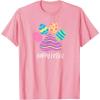 image:imageCute Dog Paw Easter Design with Colorful Eggs for Dog Lover TShirtPink