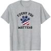 image:imageEvery Dog Matters Paw USA TShirtHeather Grey