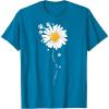 image:imagePaw Full of Daisies Paw Dog Lover TShirtSapphire Blue