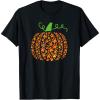 image:imagePumpkin Made of Paw Prints Fall Dog Lover Halloween Design TShirt for Men Women KidsBlack