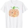 image:imagePumpkin Made of Paw Prints Fall Dog Lover Halloween Design TShirt for Men Women KidsWhite