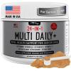 image:imageiHeartDogs 24in1 Senior Multivitamin Daily Total Health Support Powder with Probiotics Omega3 Glucosamine Mushrooms amp Bone Broth 60 Servings