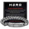 image:imageiHeartDogs Hero Company Link Bracelet for Men  The Knights Templar Never Retreat Never Surrender Chain Bracelet