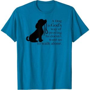 image:imageA Dog is Gods Way Design TShirtSapphire Blue