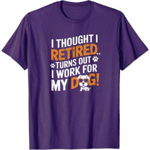 image:imageFunny Retirement Gift for Dog Lover Design TShirtPurple
