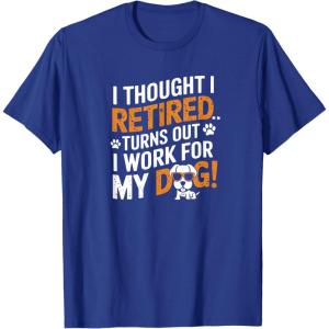 image:imageFunny Retirement Gift for Dog Lover Design TShirtRoyal Blue