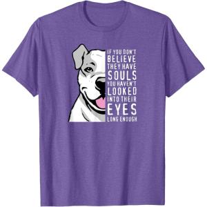 image:imageThey Have Souls Pit Bull Lover Design TShirtPurple Heather
