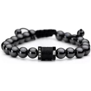 image:imageiHeartDogs Hero Company Magnetic Hematite Titanium Beads Bracelet  Magnetic Therapy Bracelet for Men and Women