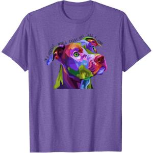 image:imagein a Perfect World Every Dog Has a Home Pit Bull TShirtPurple Heather