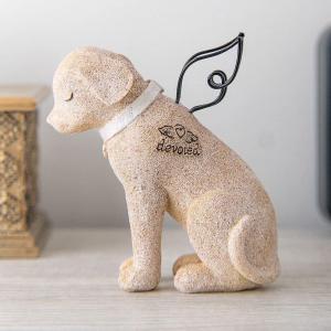 image:imageiHeartDogs Dog Memorial Angel Figurine  Devoted Pet Memorial Statue Gift