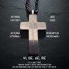 image:imageHero Company Black Cross Urn Necklace for Men  Never Forgotten Christian Necklace  Helps Pair Veterans with a Service Dog or Shelter Dog