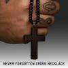 image:imageHero Company Black Cross Urn Necklace for Men  Never Forgotten Christian Necklace  Helps Pair Veterans with a Service Dog or Shelter Dog