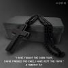 image:imageHero Company Black Cross Urn Necklace for Men  Never Forgotten Christian Necklace  Helps Pair Veterans with a Service Dog or Shelter Dog