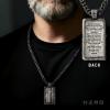 image:imageHero Company Cross Necklace for Men  The Lords Prayer Crown of Thorns Mens Necklace  Helps Pair Veterans With A Service Dog Or Shelter Dog