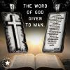 image:imageHero Company Cross Necklace for Men  The Lords Prayer Crown of Thorns Mens Necklace  Helps Pair Veterans With A Service Dog Or Shelter Dog