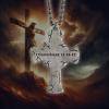 image:imageHero Company INRI Cross Necklace for Men  Stainless Steel Christian Necklace  Helps Pair Veterans with a Service Dog or Shelter Dog