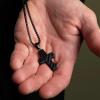 image:imageHero Company In God We Trust American Flag Cross Necklace for Men  Stainless Steel Christian Necklace  Helps Pair Veterans with a Service Dog or Shelter Dog